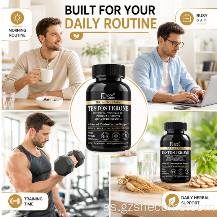 Shecome Men Booster Cápsulas Fuerza Rendimiento